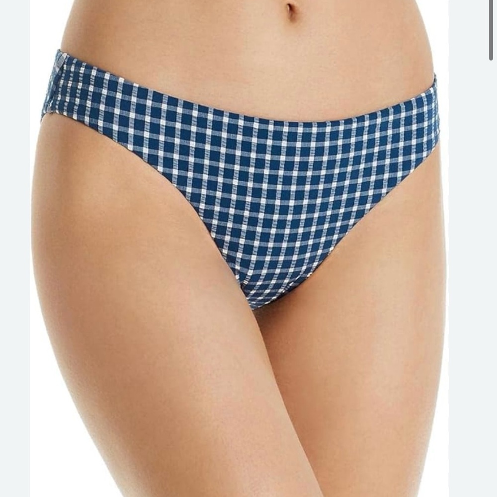 Red Carter Coast Lace Front Gingham Underwire bikini - Picture 3 of 6